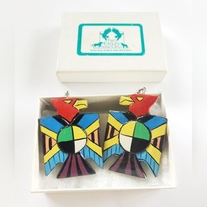 Southwestern style handcrafted earrings